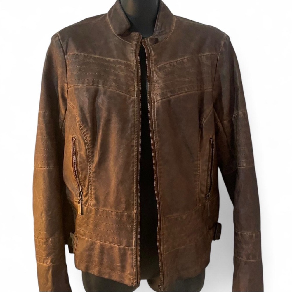 Men's Brown Leather Jacket